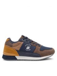 Beverly Hills Polo Club Sneakersy ACES-01 Granatowy. Niebieskie buty sportowe casual Beverly Hills Polo Club, bez wzorów, z materiału, bez zapięcia. Za 183.99 zł.
