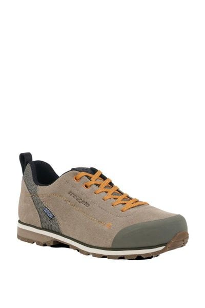 Buty trekkingowe męskie niskie Zeta Wp. Brązowe buty turystyczne TREZETA, bez wzorów, z materiału, bez zapięcia, do biegania. Za 529.99 zł.