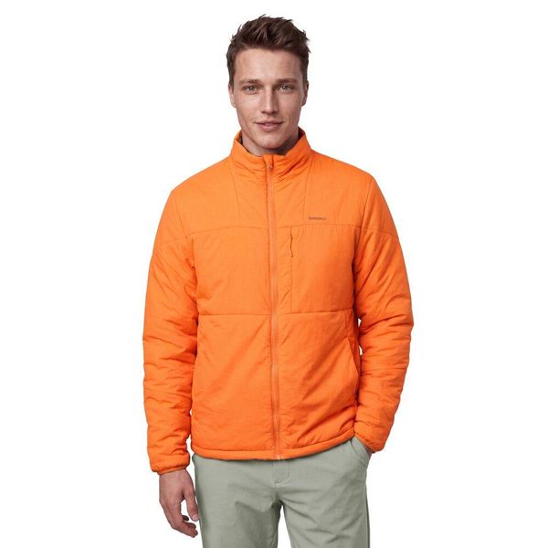 Męska lekka ocieplana kurtka trekkingowa Siroko Triglav Orange. Brązowe kurtki SIROKO, m, bez wzorów, z materiału, bez kaptura. Za 339.00 zł.