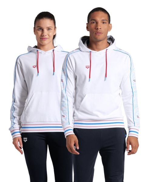 Bluza Arena Fireflow Hooded Sweat Inserts z kapturem. Białe bluzy z kapturem Arena, l, bez wzorów, z bawełny, z kapturem. Za 199.00 zł.
