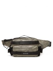 Guess Saszetka nerka HMASNC P5337 Khaki. Brązowe saszetki i nerki Guess, z aplikacjami, z materiału. Za 399.99 zł.