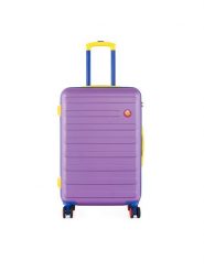 Semi Line Walizka średnia T5845-2 Fioletowy. Fioletowe walizki Semi-line, bez wzorów, z tworzywa sztucznego, średnie. Za 209.99 zł.