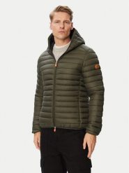 Save The Duck Kurtka przejściowa D30650M Zielony ciemny Regular Fit. Zielone kurtki Save the duck, l, bez wzorów, z syntetyku, bez kaptura. Za 789.99 zł.