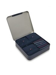 Tommy Hilfiger Skarpety długie 701235375 Granatowy. Niebieskie skarpety Tommy Hilfiger, bez wzorów, z bawełny. Za 119.99 zł.