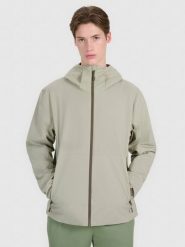 4F Kurtka przejściowa membrana 5000 męska - oliwkowa/khaki 3XL. Brązowe kurtki przeciwdeszczowe 4F, m, bez wzorów, z dzianiny, z kapturem. W wyprzedaży za 199.99 zł.