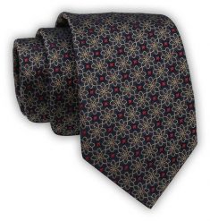 Krawat Alties (7 cm) - Drobny Wzór Geometryczny. Krawaty i muchy Alties, bez wzorów, z tkaniny. Za 55.00 zł.