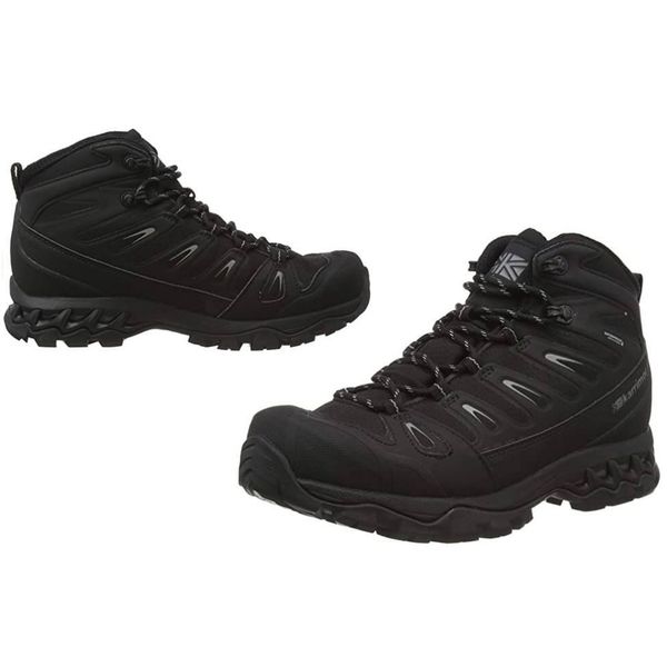 Buty trekkingowe męskie Karrimor Puma Mid. Czarne buty trekkingowe Karrimor, bez wzorów, z gumy, bez zapięcia, trekkingowe. Za 565.99 zł.