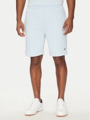 Lacoste Szorty sportowe GH9627 Błękitny Regular Fit. Niebieskie krótkie spodenki sportowe LACOSTE, m, bez wzorów, z bawełny. Za 259.99 zł.
