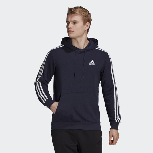Bluza z Kapturem Essentials 3-Stripes Rozmiar XS Niebieski - GK9081. Białe bluzy z kapturem Adidas, m, bez wzorów, z bawełny, z kapturem. Za 229.00 zł.