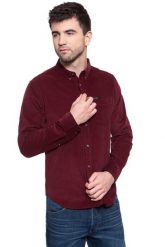 KOSZULA LEE BUTTON DOWN BURGUNDY L880MRMF 112123268. Czerwone koszule Lee, l, bez wzorów, z materiału, bez kołnierzyka, bez ramiączek. W wyprzedaży za 79.99 zł.