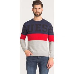 SWETER Guess. Swetry nierozpinane Guess, l, z aplikacjami, bez kołnierzyka, bez ramiączek. Za 221.40 zł.
