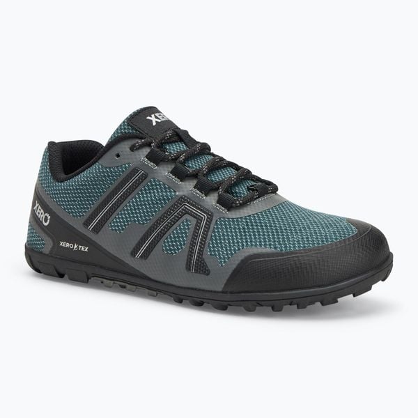 Buty barefoot męskie Xero Shoes Mesa Trail WP trekkingpine. Niebieskie buty trekkingowe XERO SHOES, bez wzorów, bez zapięcia. Za 309.99 zł.