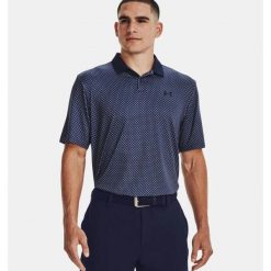 Polo UA Performance 3.0 Bleu. Niebieskie koszulki polo sportowe Under Armour, m, bez wzorów, bez kołnierzyka, bez ramiączek, na golfa. Za 299.90 zł.