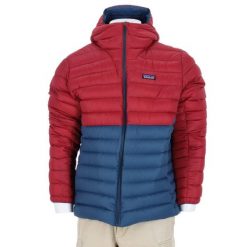Second life - Kurtka puchowa męska Patagonia - Jak nowy. Czerwone kurtki Patagonia, l, bez wzorów, z nylonu, bez kaptura. Za 638.96 zł.