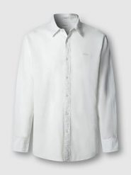 Pepe Jeans Koszula "Payon" - Regular fit - w kolorze białym rozmiar: S. Białe koszule Pepe Jeans, s, bez wzorów, z jeansu, bez kołnierzyka, bez ramiączek. Za 173.99 zł.