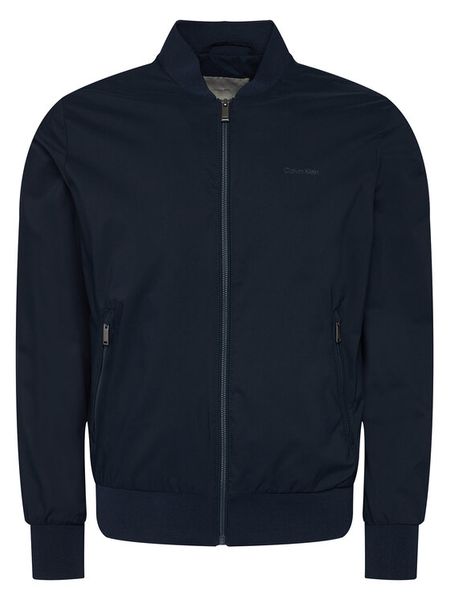 Calvin Klein Kurtka bomber LV040FM512 Granatowy Regular Fit. Niebieskie kurtki CALVIN KLEIN, m, bez wzorów, z syntetyku, bez kaptura. Za 699.99 zł.