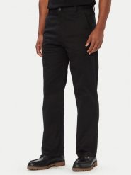 HUGO Spodnie materiałowe Cino261 50567278 Czarny Straight Fit. Czarne spodnie materiałowe Hugo, m, bez wzorów, z bawełny. Za 449.99 zł.