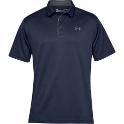 Polo Under Armour Tech. Niebieskie koszulki polo Under Armour, m, bez wzorów, bez kołnierzyka, bez ramiączek, na golfa. Za 222.00 zł.