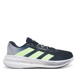 Buty do biegania adidas. Niebieskie buty do biegania Adidas, bez wzorów, bez zapięcia, do biegania. Za 249.99 zł.