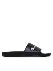 Champion Klapki Slide Varsity S21993-CHA-BS501 Granatowy. Niebieskie klapki Champion, ze skóry. Za 99.99 zł.