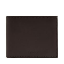 Portfel męski Calvin Klein. Brązowe portfele CALVIN KLEIN, bez wzorów. Za 239.99 zł.