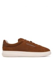KARL LAGERFELD Sneakersy Kane KL53527 Brązowy. Brązowe buty sportowe casual KARL LAGERFELD, bez wzorów, ze skóry, bez zapięcia. Za 854.99 zł.