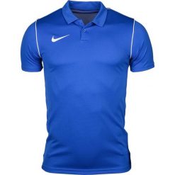 Koszulka treningowa męska Nike M Dry Park 20 Polo. Niebieskie koszulki polo Nike, l, bez wzorów, bez kołnierzyka, bez ramiączek. W wyprzedaży za 104.00 zł.
