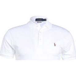 Polo Ralph Lauren SLIM FIT Koszulka polo white. Białe koszulki polo marki Polo Ralph Lauren, z bawełny, polo. W wyprzedaży za 439.20 zł.