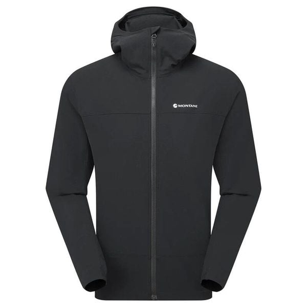 Kurtka softshell Montane Tenacity Hoodie. Czarne kurtki Montane, l, bez wzorów, z materiału, z kapturem. Za 604.99 zł.