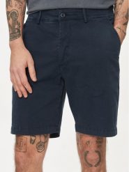 Pepe Jeans Szorty materiałowe Regular Chino Short PM801092 Granatowy Regular Fit. Niebieskie szorty Pepe Jeans, m, bez wzorów, z bawełny. Za 199.00 zł.