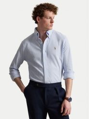 Polo Ralph Lauren Koszula 710B25852001 Niebieski jasny Regular Fit. Niebieskie koszule Polo Ralph Lauren, m, bez wzorów, z bawełny, bez kołnierzyka, bez ramiączek. Za 769.99 zł.