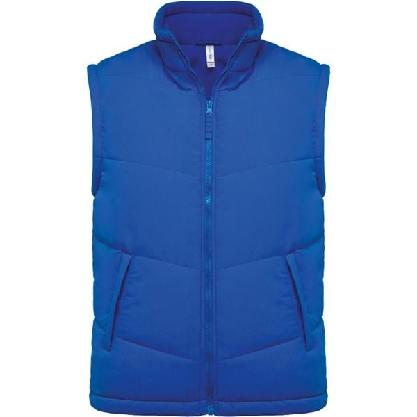 Kurtka puchowa bez rękawów Kariban Doublé Polaire. Niebieskie kurtki KARIBAN, m, bez wzorów, z puchu, bez kaptura. Za 218.00 zł.