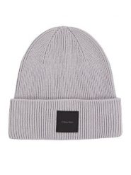 Calvin Klein Czapka K50K512356 Szary. Szare czapki zimowe CALVIN KLEIN, bez wzorów, z bawełny. Za 229.99 zł.