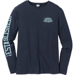 Shirt z długim rękawem Regular Fit bonprix ciemnoniebieski. Bluzki z długim rękawem marki ASICS. Za 44.99 zł.