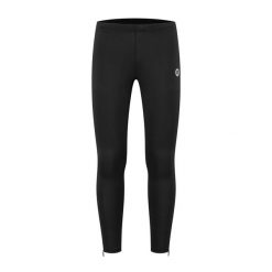 Legginsy do biegania męskie Rogelli BANKS. Czarne legginsy długie sportowe Rogelli, m, bez wzorów, do biegania. Za 139.00 zł.