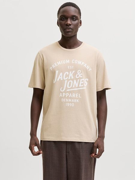 Jack & Jones Koszulka "Bluzane" w kolorze beżowym rozmiar: M. Brązowe bezrękawniki Jack & Jones, m, bez wzorów, z bawełny, bez kołnierzyka, bez ramiączek. Za 53.04 zł.