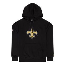 Bluza z kapturem New Orleans Saints NFL. Czarne bluzy z kapturem New Era, s, bez wzorów, z bawełny, z kapturem. Za 293.85 zł.