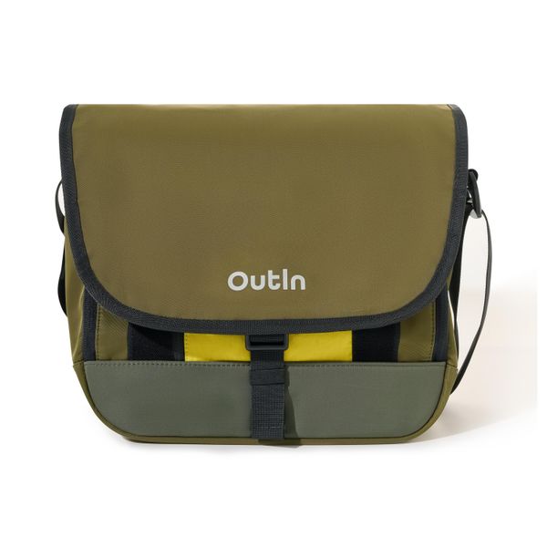 Torba na kawę Flex Messenger | Wodoodporna | Na ramię | Kieszeń na tablet 11. Zielone torby na ramię OUTIN, bez wzorów, z nylonu, na ramię, bez dodatków. Za 449.96 zł.