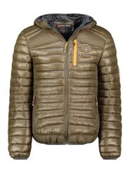 Geographical Norway Kurtka pikowana "Briouto" w kolorze khaki rozmiar: L. Brązowe kurtki Geographical Norway, l, bez wzorów, bez kaptura. Za 245.96 zł.