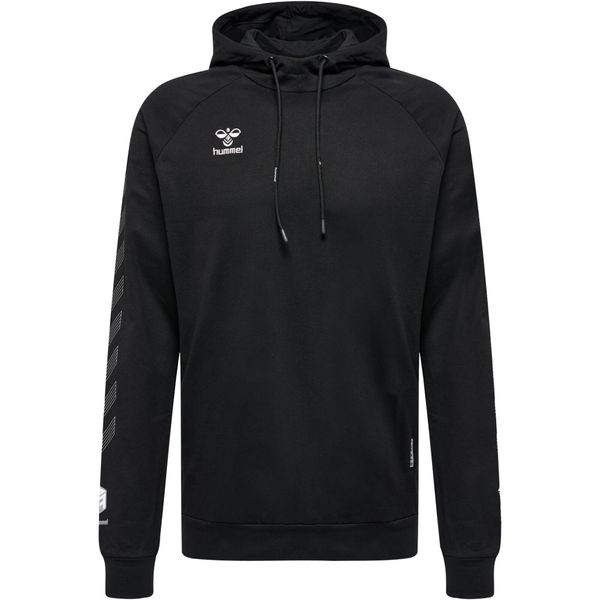 Bawełniana bluza z kapturem Hummel Move Grid. Czarne bluzy Hummel, s, bez wzorów, z bawełny, z kapturem. W wyprzedaży za 212.50 zł.