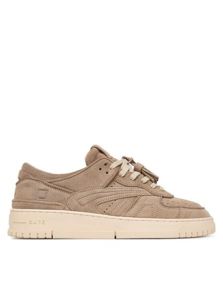 D.A.T.E. Sneakersy Torneo M451-TO-SD Beżowy ciemny. Brązowe buty sportowe casual D.A.T.E., bez wzorów, ze skóry, bez zapięcia. Za 959.99 zł.