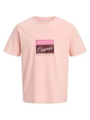 Jack & Jones Koszulka "Hyeres" w kolorze jasnoróżowym rozmiar: L. Różowe bezrękawniki Jack & Jones, l, bez wzorów, z bawełny, bez kołnierzyka, bez ramiączek. Za 48.62 zł.