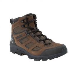 Buty trekkingowe męskie Jack Wolfskin Vojo 3 Texapore Mid. Brązowe buty trekkingowe Jack Wolfskin, bez wzorów, z materiału, za kostkę, bez zapięcia, trekkingowe. Za 601.00 zł.