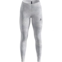 Spodnie Odlo BL BOTTOM long ACTIVE WARM x POW. Szare bielizna termoaktywna ODLO, uniwersalny, bez wzorów, z materiału, bez ramiączek, na fitness i siłownię. Za 289.99 zł.
