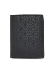 Calvin Klein Portfel męski Ck Sleek Bifold 7Cc W/Coin K50K512866 Czarny. Czarne portfele CALVIN KLEIN, bez wzorów, z materiału. Za 239.99 zł.