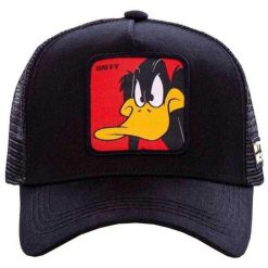 Męska Czapka Z Daszkiem Daffy Duck Looney Tunes Trucker Cap. Czarne czapki z daszkiem Capslab, bez wzorów. Za 207.99 zł.
