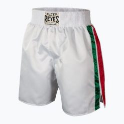 Spodenki bokserskie męskie Cleto Reyes Satin Boxinggreen. Białe szorty CLETO REYES, m, bez wzorów, sportowe. Za 279.99 zł.