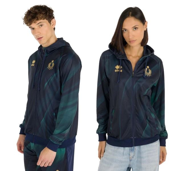 Bluza Errea Reprezentacji Włoch W Siatkówce Tony Ad Dorośli. Zielone bluzy z kapturem ERREA, m, bez wzorów, z materiału, z kapturem. Za 384.99 zł.