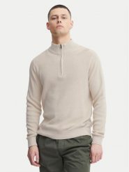 Blend Sweter 20714337 Beżowy Regular Fit. Brązowe swetry rozpinane Blend, m, bez wzorów, z bawełny, bez kołnierzyka, bez ramiączek. Za 119.99 zł.