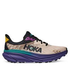 Buty do biegania Hoka. Brązowe buty do biegania HOKA, bez wzorów, bez zapięcia, do biegania. Za 599.99 zł.